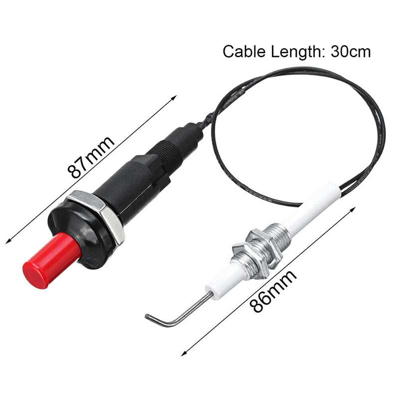 Camp Cooking Set - Encendedor piezoeléctrico con botón pulsador con