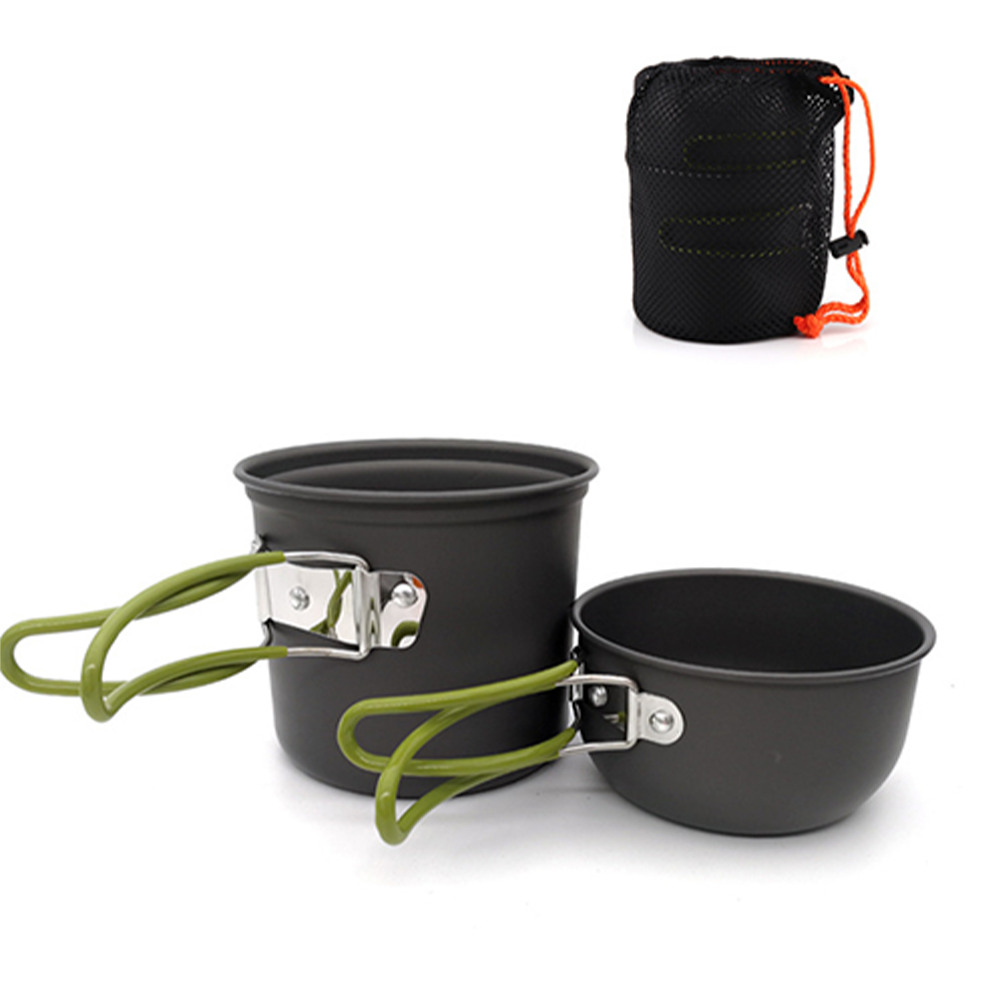 Camp Cooking Set - Pacoone-utensilios de cocina ultraligeros para acampar,