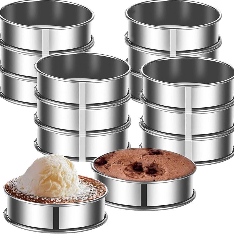 Outdoor Camping Griddle - 6 Moldes para Hornear Crumpets de