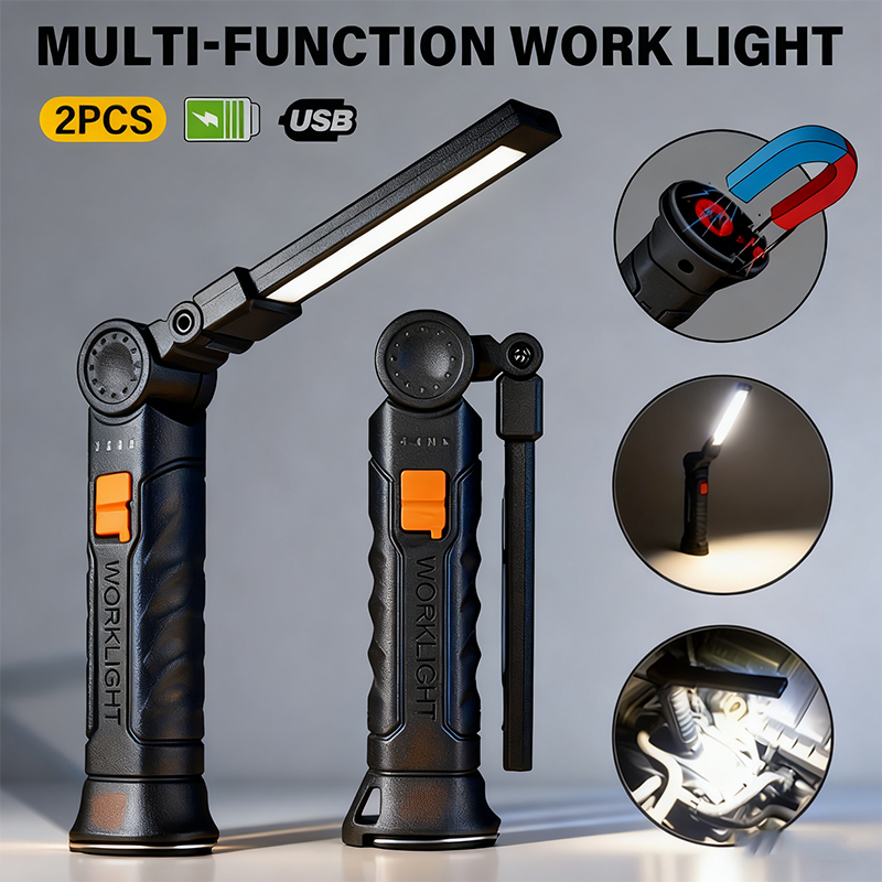 Outdoor Camping Decor - Linterna LED COB portátil, luz de