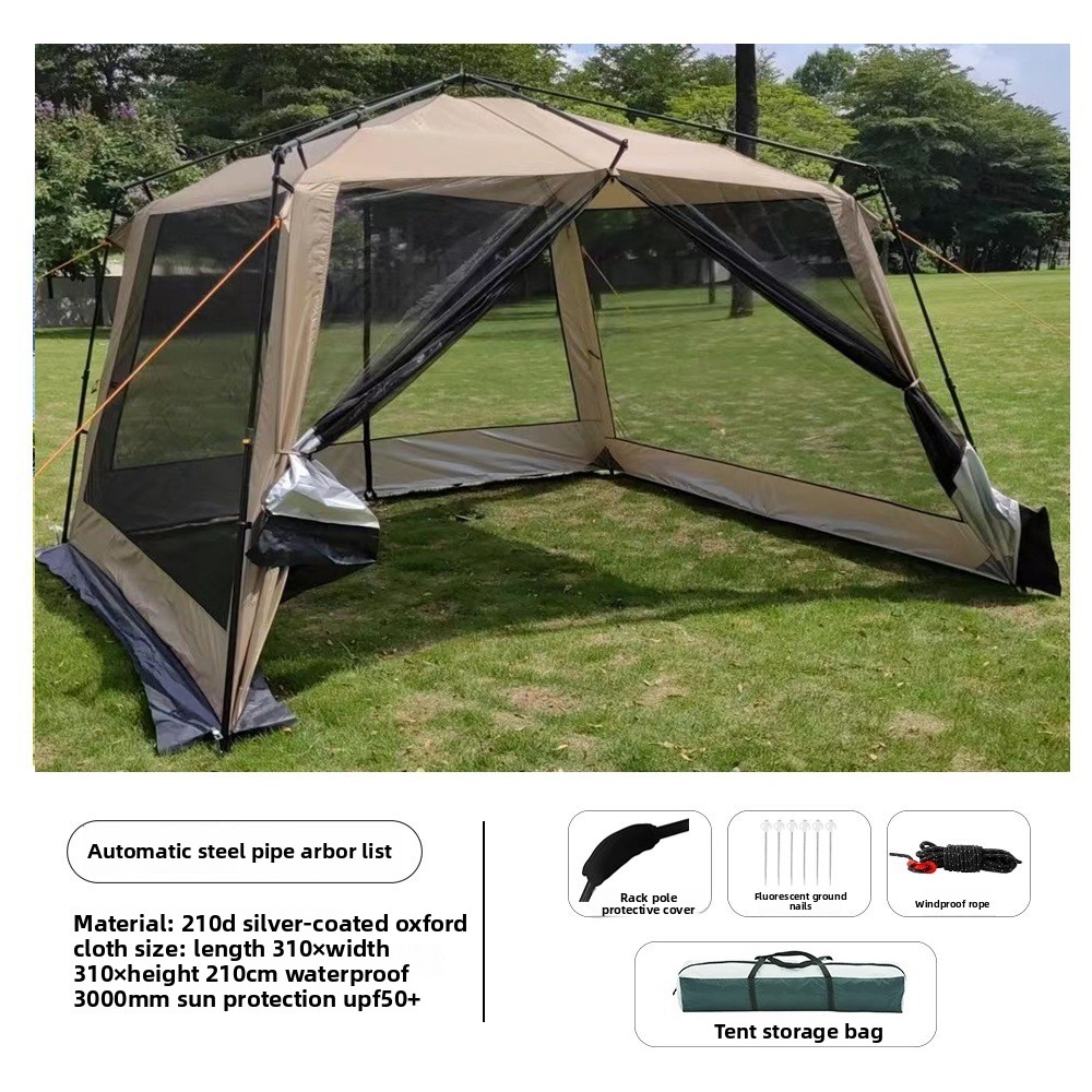 Outdoor Camping Mosquito Net - Tienda de campaña automática de aleación