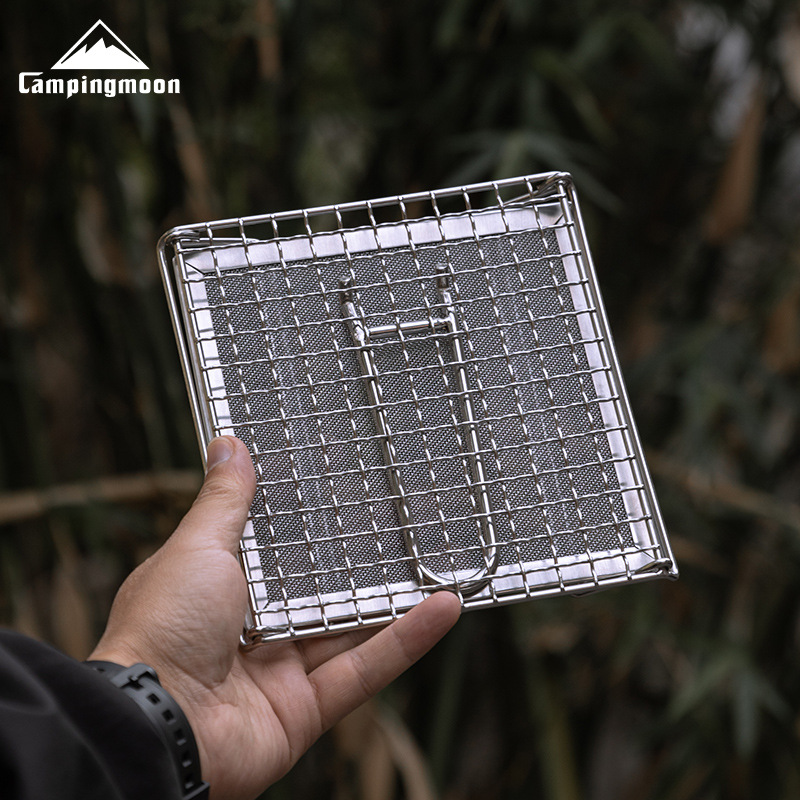 Outdoor Camping Heater For Tent - CAMPINGMOON Rejilla Plegable de Acero Inoxidable