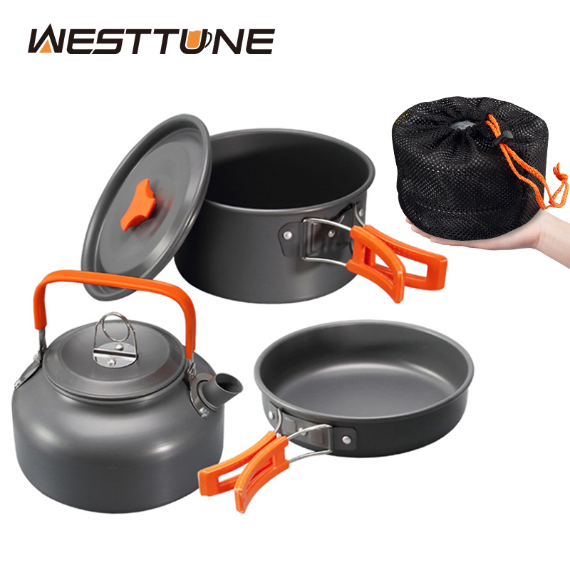 Camp Cooking Set - WESTTUNE-Kit de utensilios de cocina para