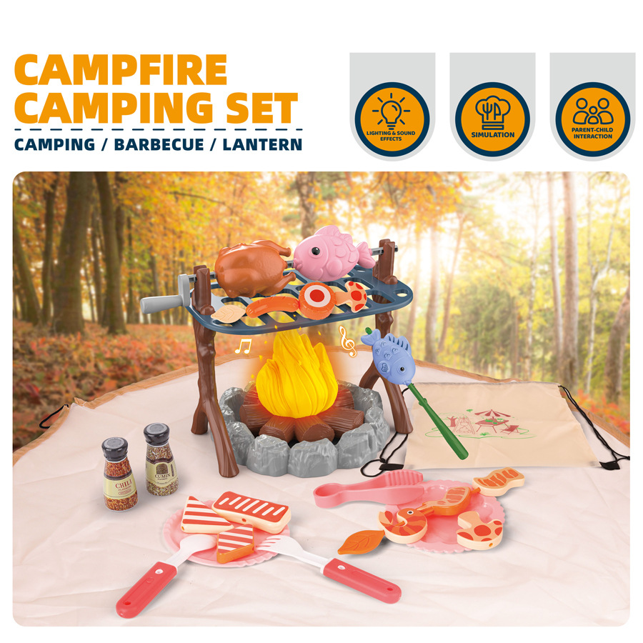 Outdoor Camping Food - Set de Tienda de Campaña Infantil,