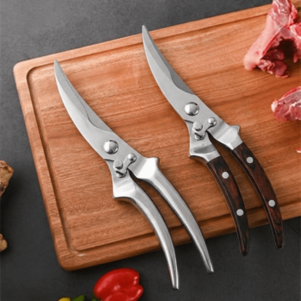 Outdoor Camping Food - Tijeras de Cocina de Acero Inoxidable,