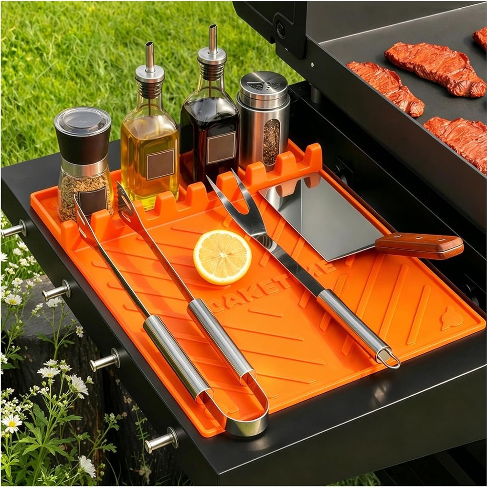 Outdoor Camping Griddle - Tapetes de Silicona para Parrilla o