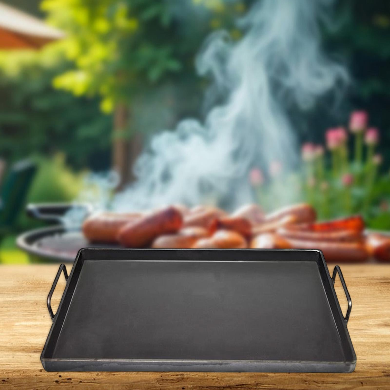 Outdoor Camping Griddle - Plancha de Hierro Fundido para Cocinar,