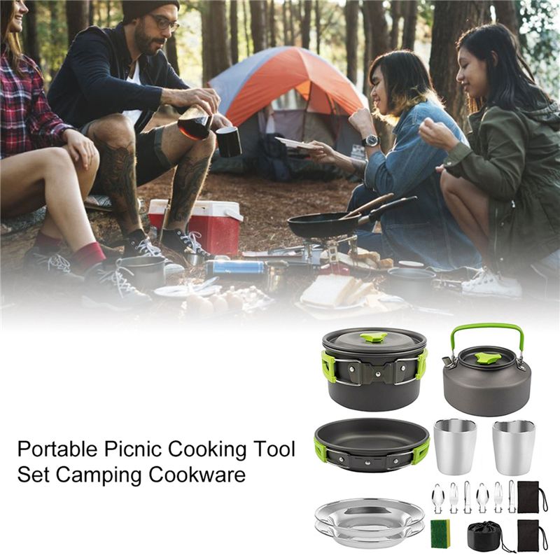 【COMPADORES】Utensilios de coci - Camp Cooking Set reseña y precio