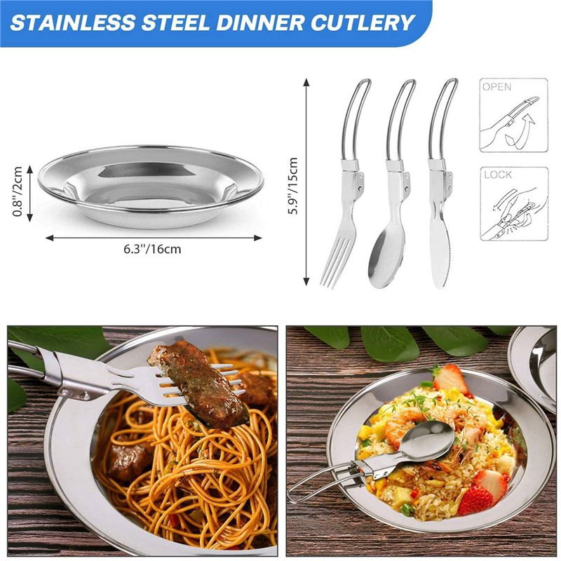 【COMPADORES】Utensilios de coci - Camp Cooking Set reseña y precio