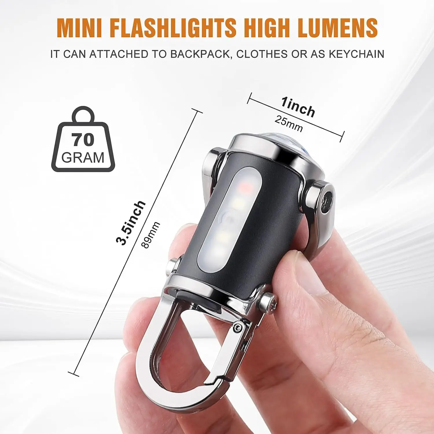 Mini llavero linterna recargab - Outdoor Camping Decor reseña y precio