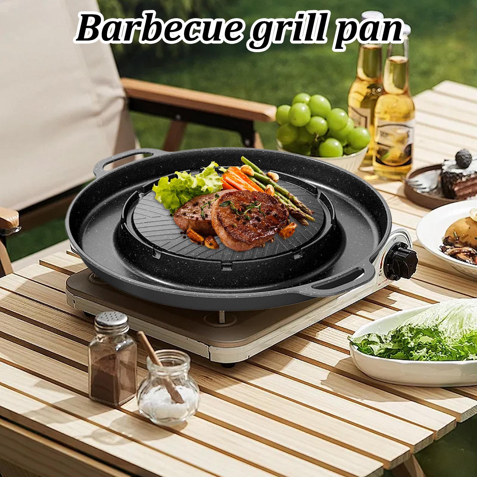 Parrilla y sartén caliente 2 e - Outdoor Camping Griddle reseña y precio