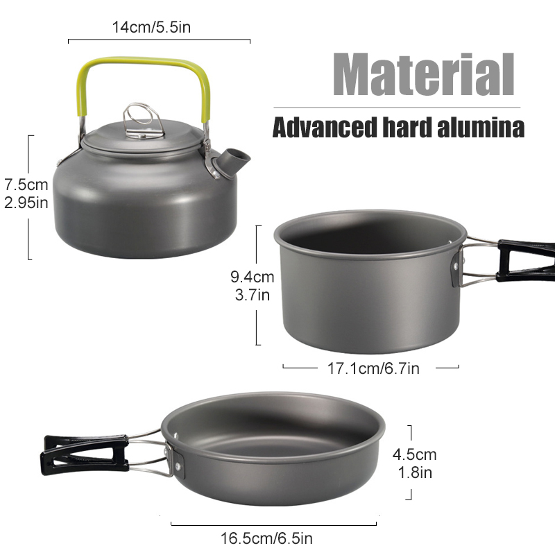 WESTTUNE-Kit de utensilios de  - Camp Cooking Set reseña y precio