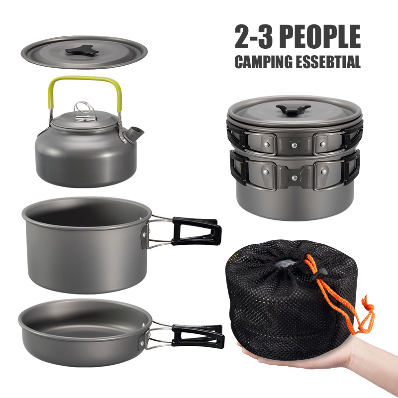 WESTTUNE-Kit de utensilios de  - Camp Cooking Set reseña y precio