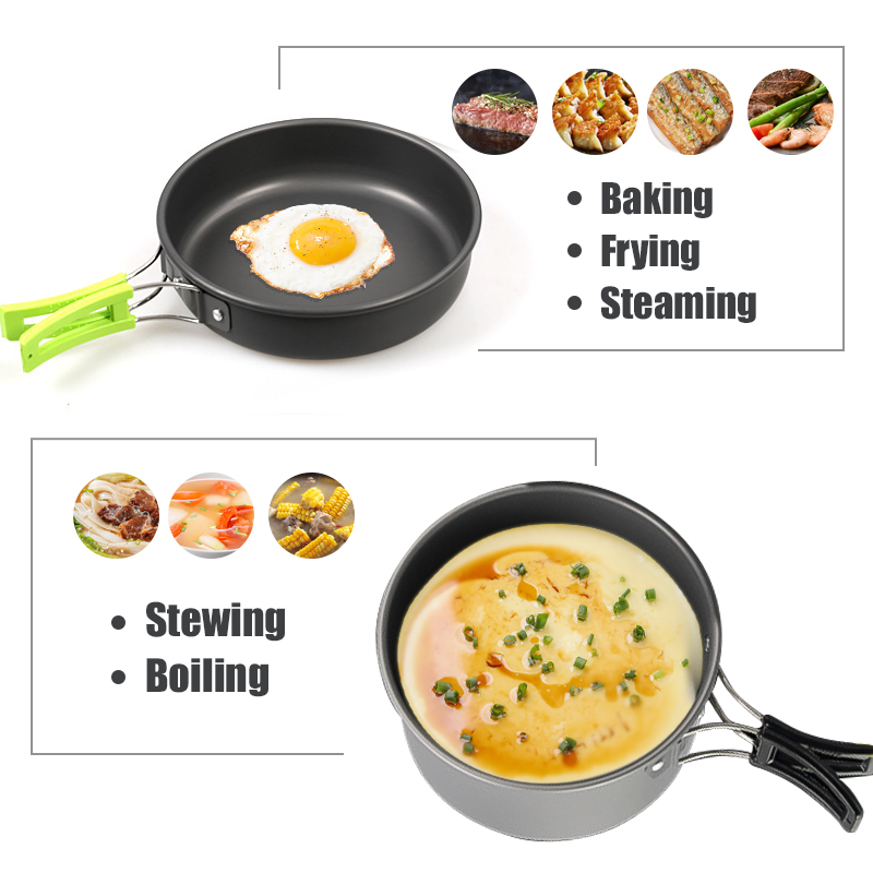 WESTTUNE-Kit de utensilios de  - Camp Cooking Set reseña y precio