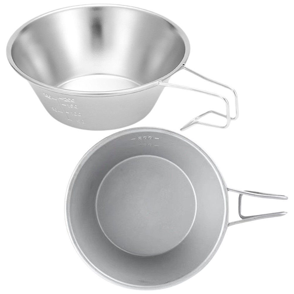 Cuencos de acero inoxidable pa - Outdoor Camping Food reseña y precio