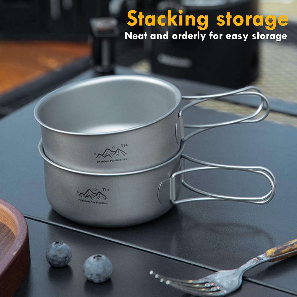 Olla de Camping de Titanio Est - Japanese Outdoor Camping reseña y precio