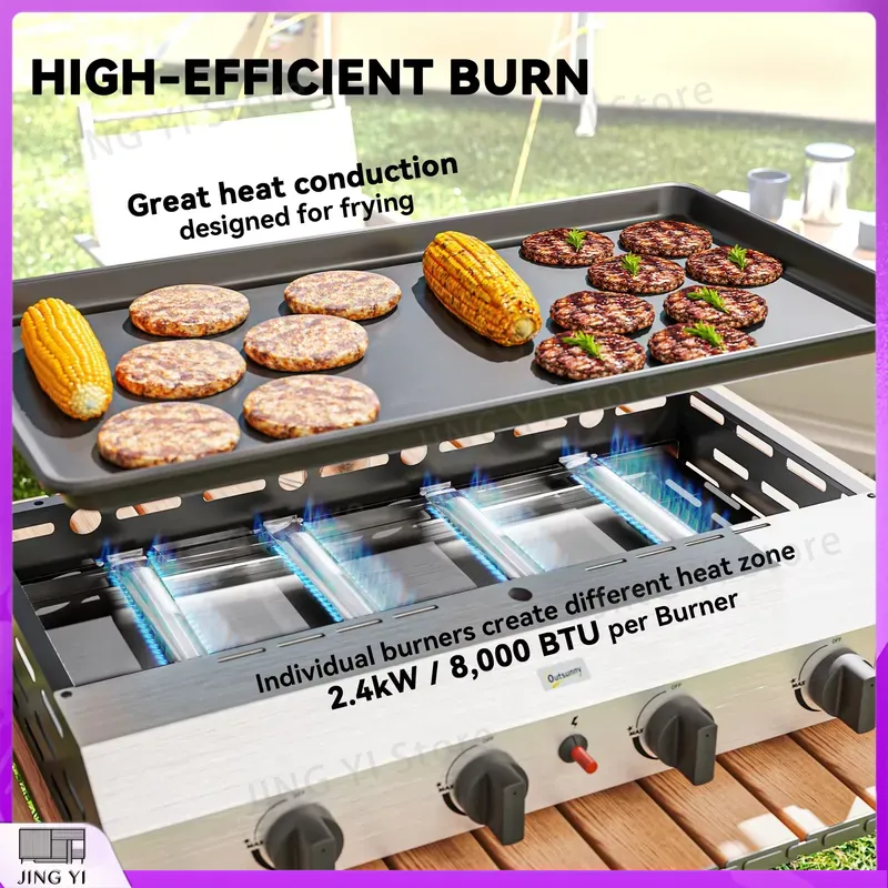 Parrilla de Gas para Barbacoa  - Outdoor Camping Griddle reseña y precio