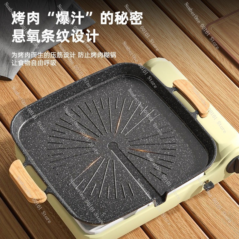 Plancha de barbacoa de piedra  - Outdoor Camping Griddle reseña y precio