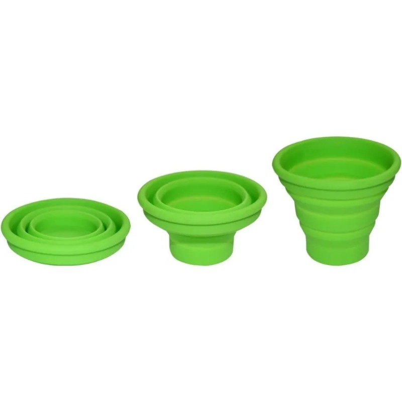 Taza plegable de silicona de c - Outdoor Camping Food reseña y precio