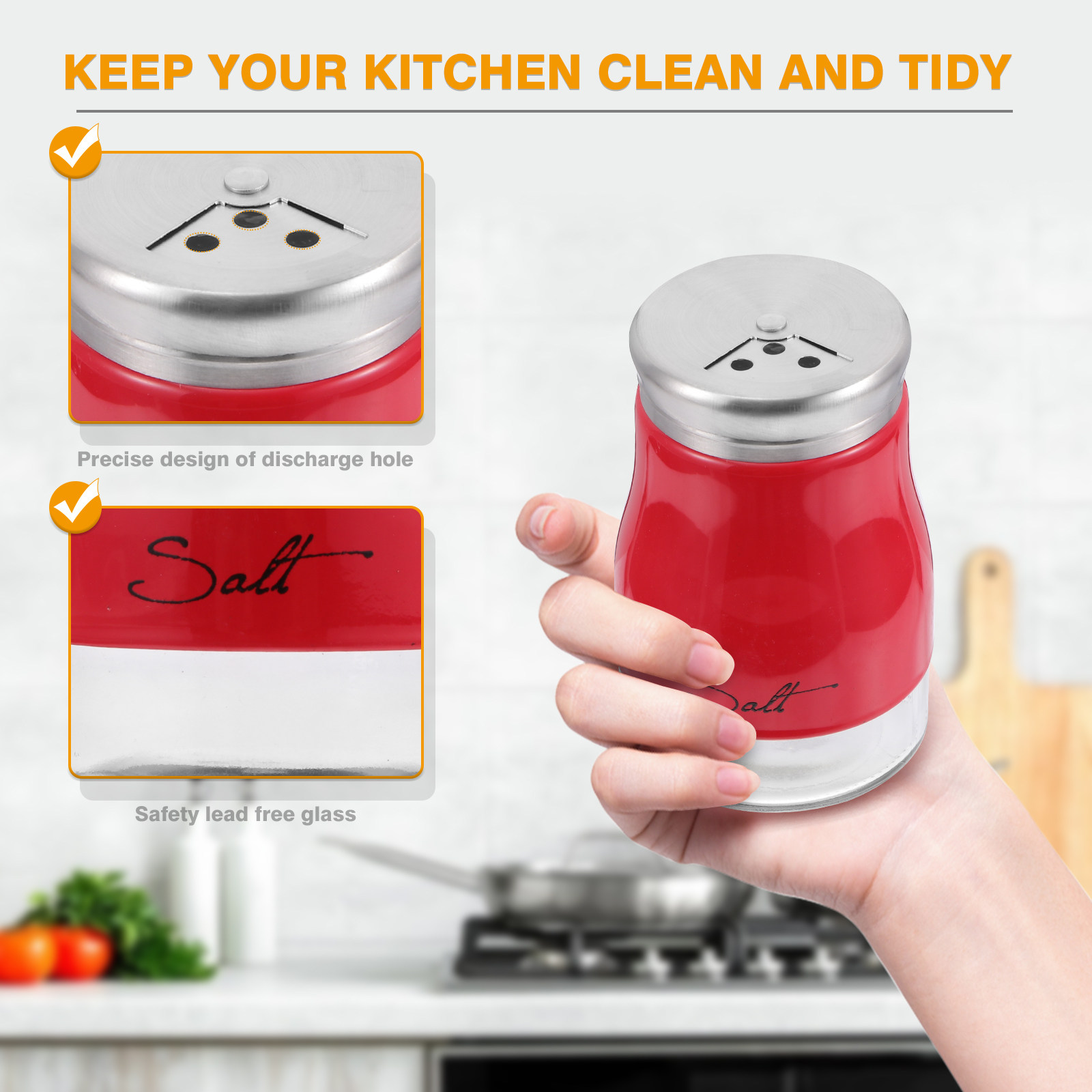 Juego de 2 Saleros de Vidrio c - Camp Cooking Set reseña y precio
