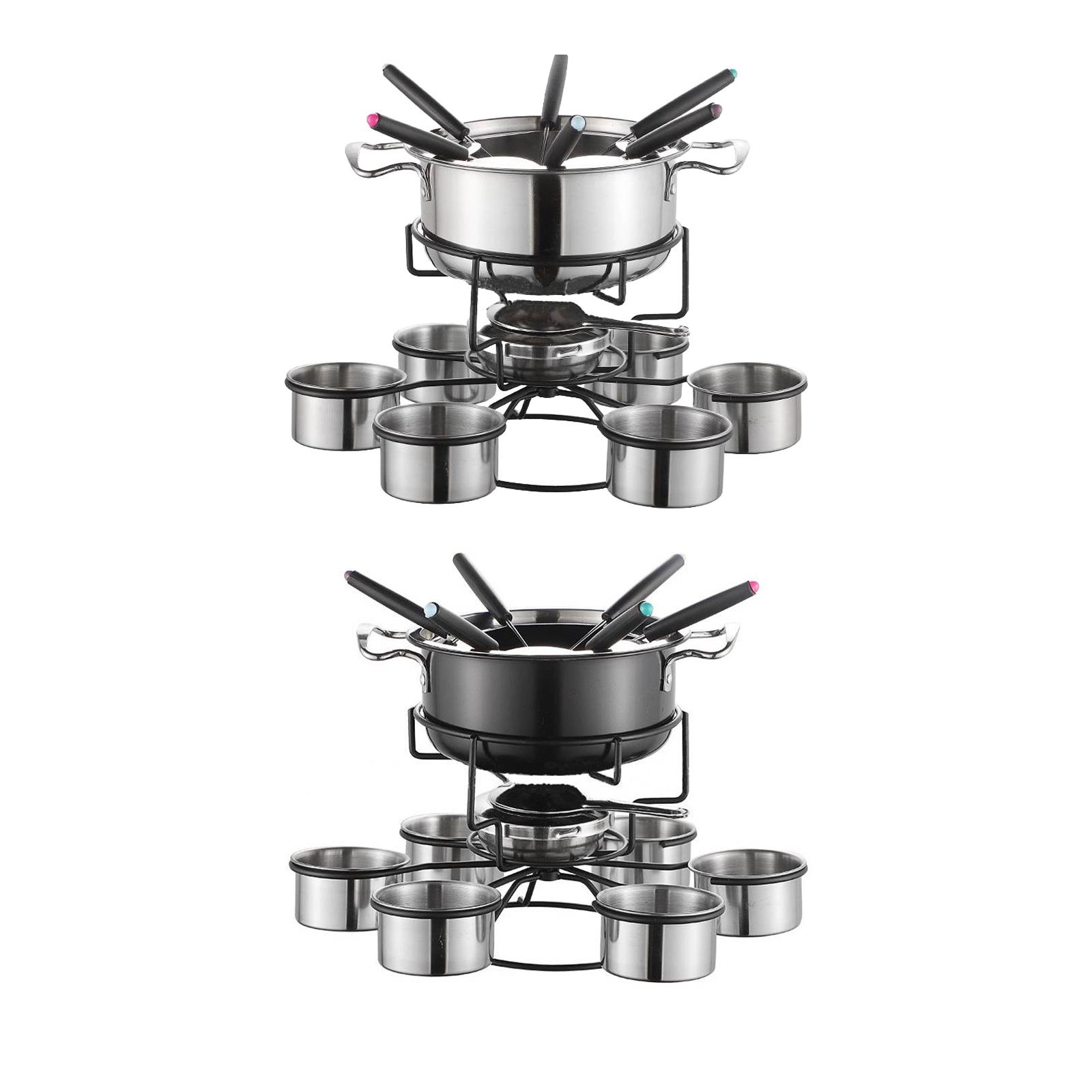 Juego de ollas para fondue, es - Camp Cooking Set reseña y precio