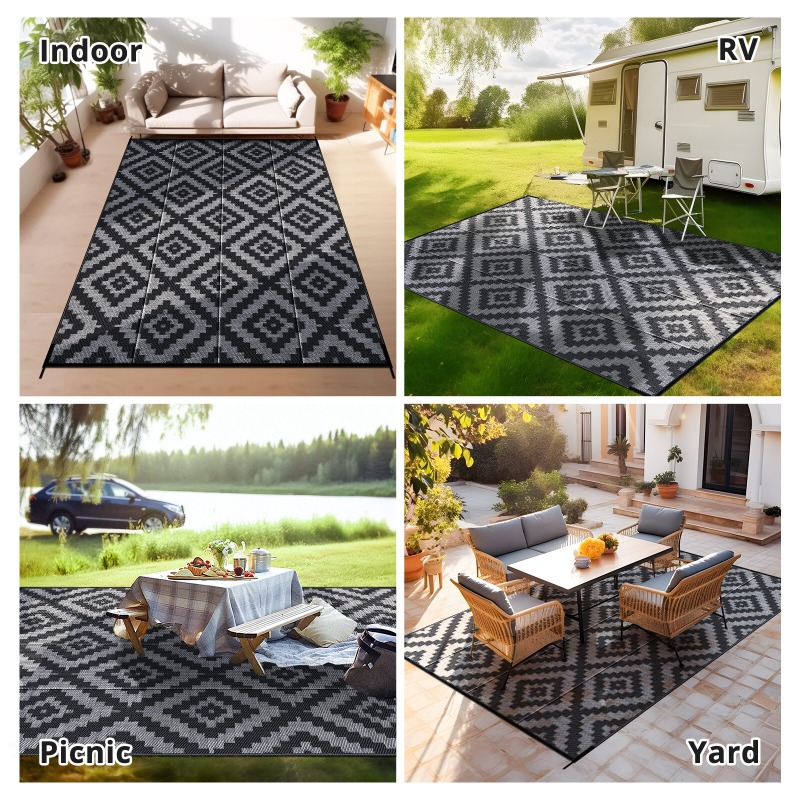 Alfombras de Exterior (5x8, 6x - Outdoor Camping Rugs 9X18 reseña y precio