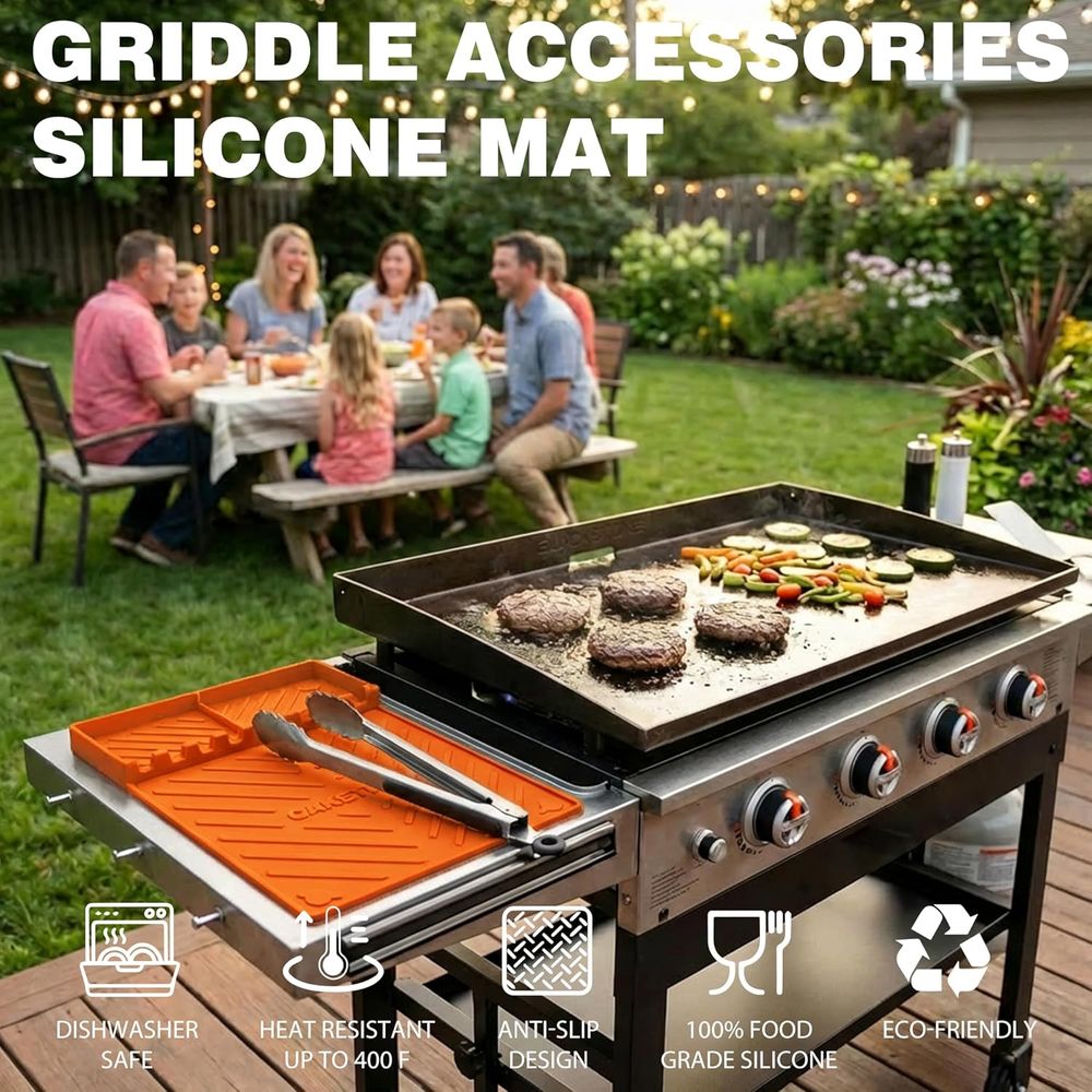 Tapetes de Silicona para Parri - Outdoor Camping Griddle reseña y precio
