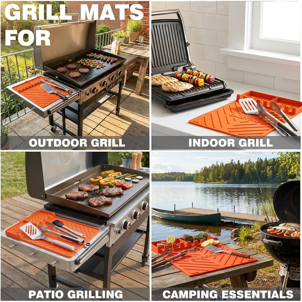 Tapetes de Silicona para Parri - Outdoor Camping Griddle reseña y precio