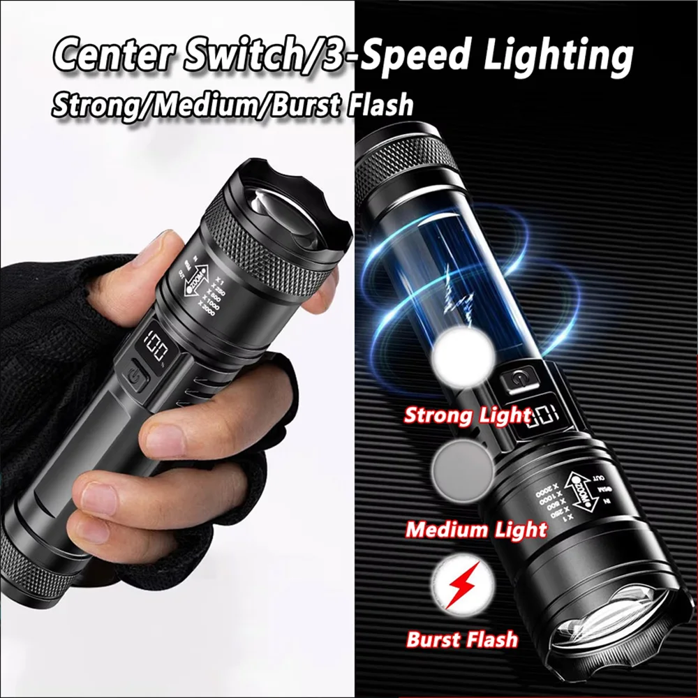 Linterna LED Recargable con Zo - Outdoor Camping Decor reseña y precio