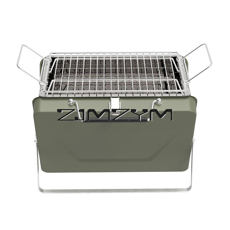 Parrilla de barbacoa plegable, - Outdoor Camping Griddle reseña y precio