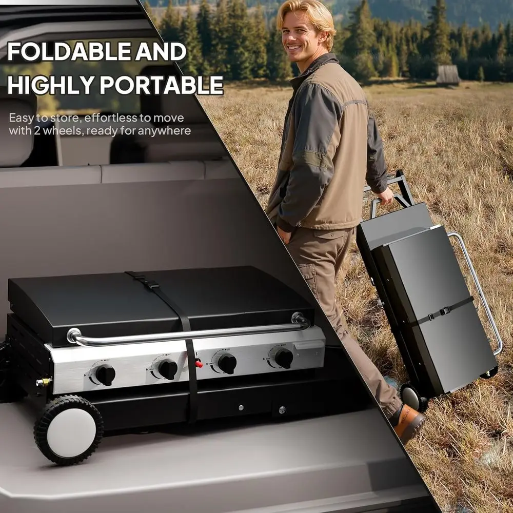 Plancha Portátil de Propano de - Outdoor Camping Griddle reseña y precio